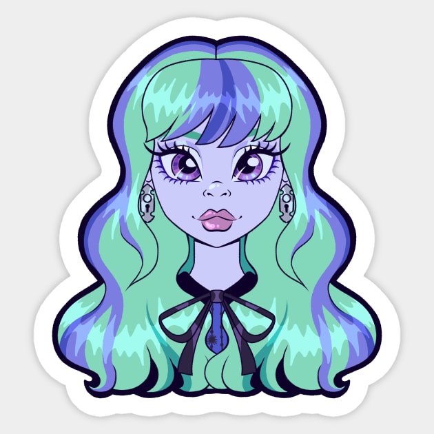 Monster High Twyla G1 Sticker by Bratzoid